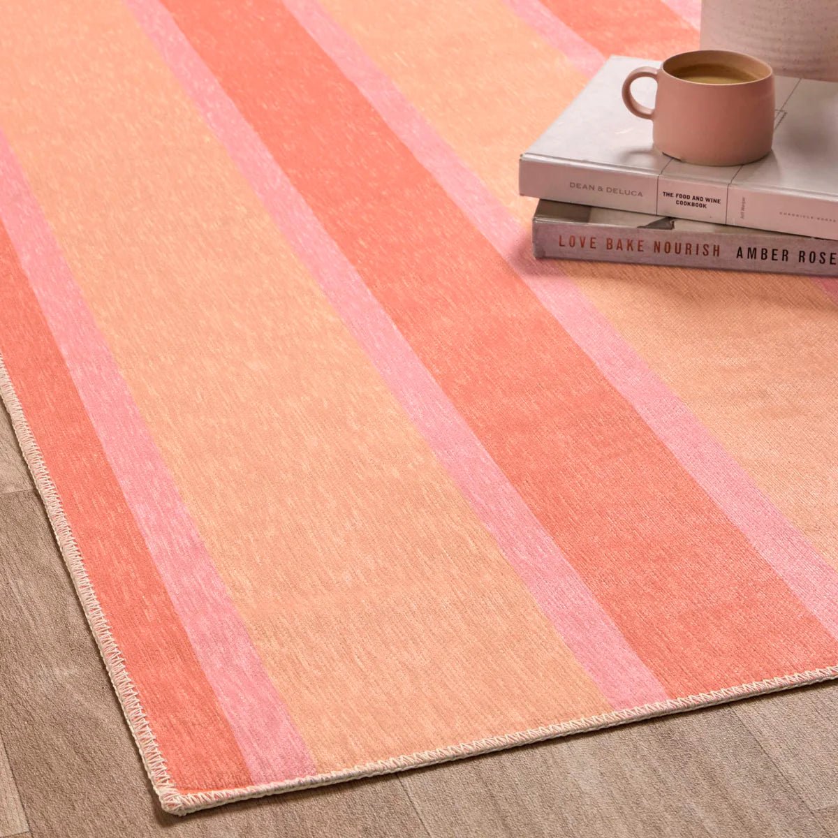 Origin Washable Sorbet Stripe Rug 80 x 150cm,120 x 170cm,160 x 230cm,67 x 200cm runner