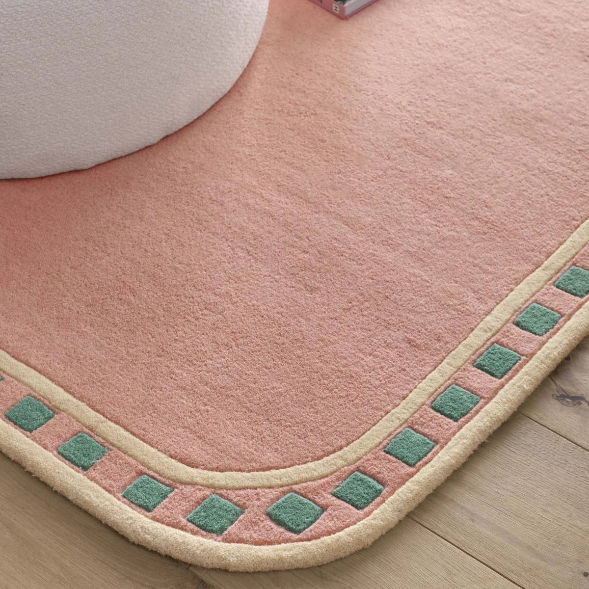 Origins Borderline Pink Rug 80 x 150cm,120 x 170cm,160 x 230cm