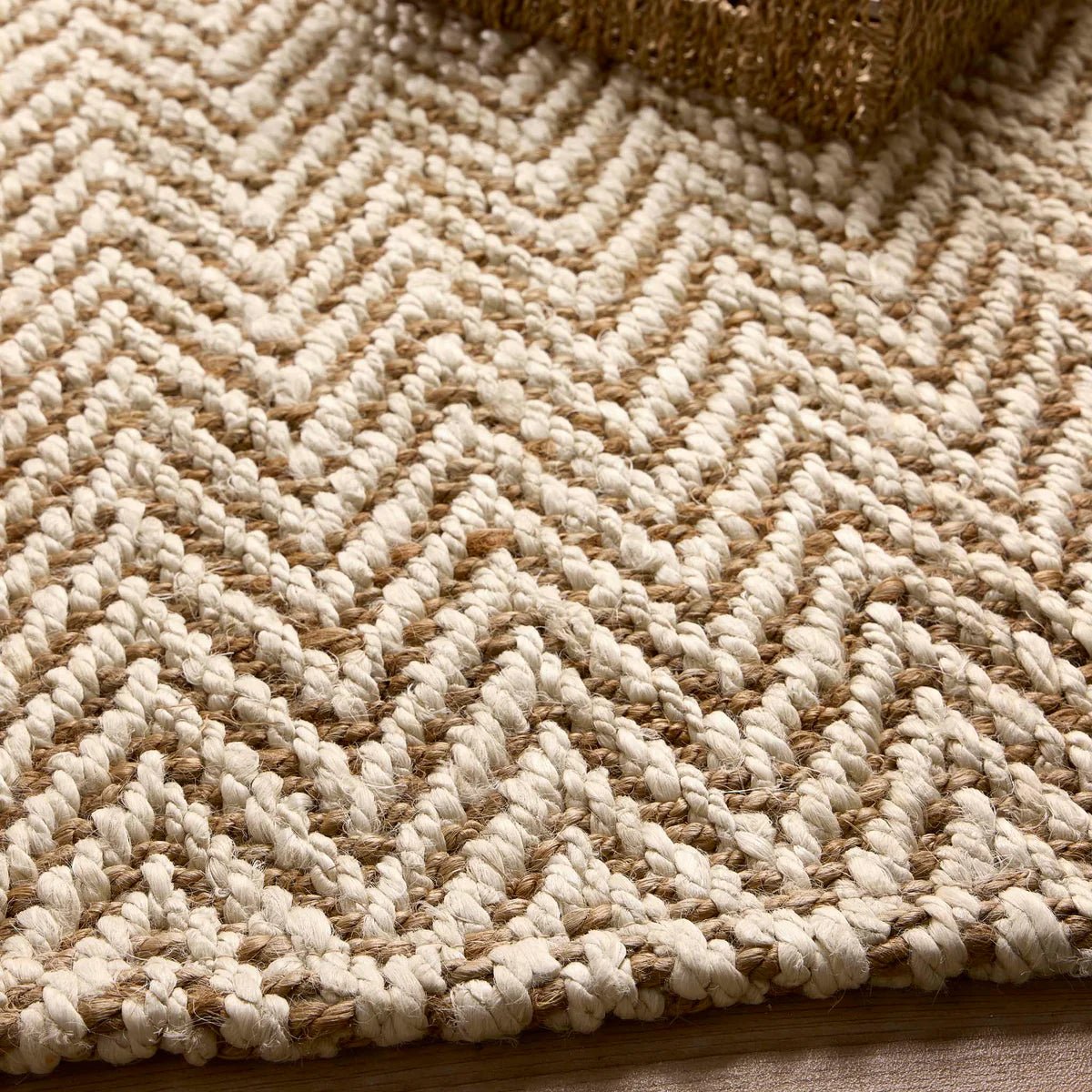 Origins Jute Herringbone Rug 80 x 150cm,120 x 170cm,160 x 230cm,200 x 290cm,67 x 200cm