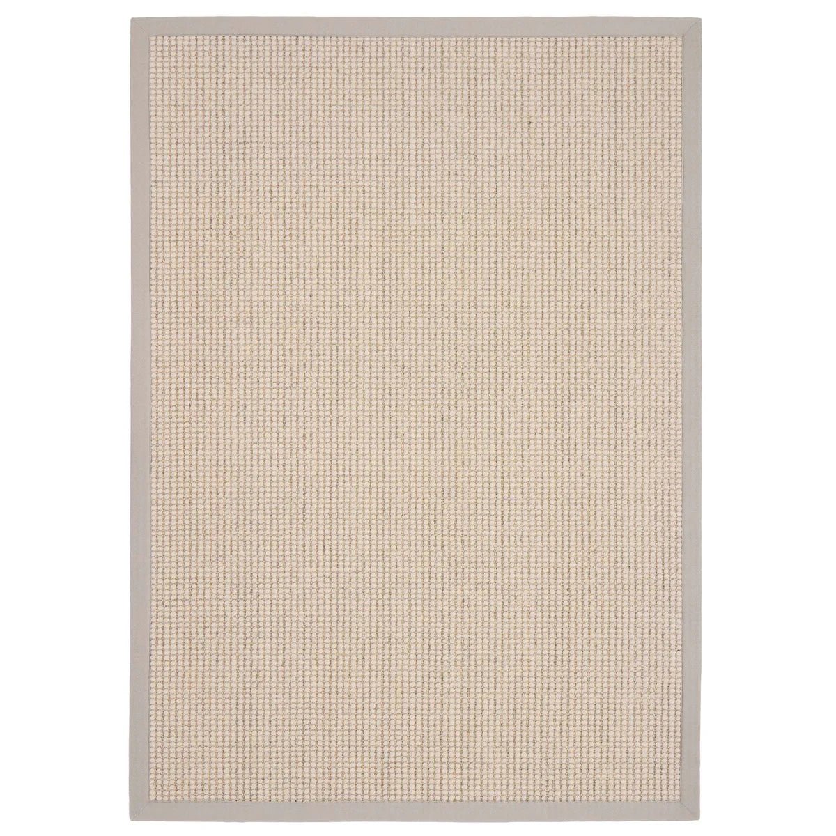 Origins Sisal Boucle Rug with Soft Grey Border 80 x 150cm,120 x 170cm,160 x 230cm,67 x 200cm runner