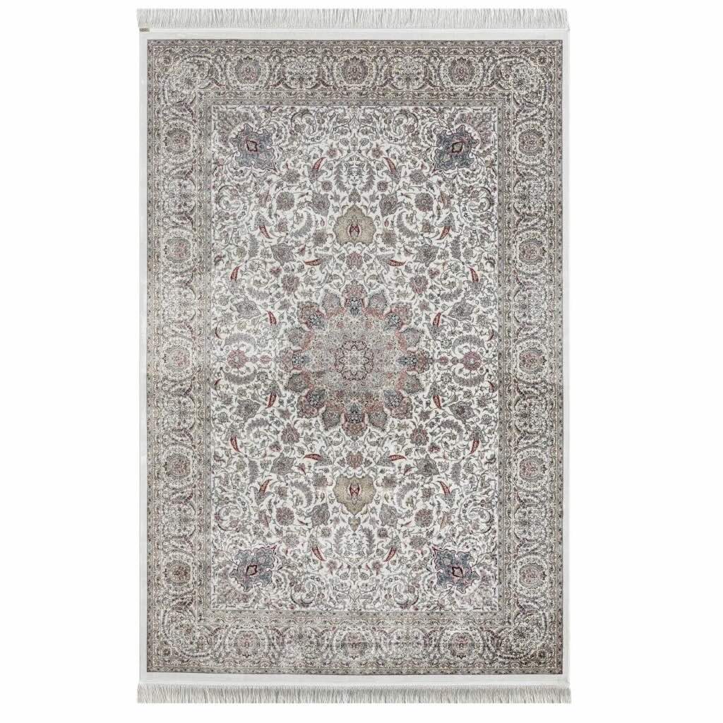 Ornate Persian Floral Ivory Rug 120 x 180cm,80 x 150cm,160 x 230cm,200 x 300cm
