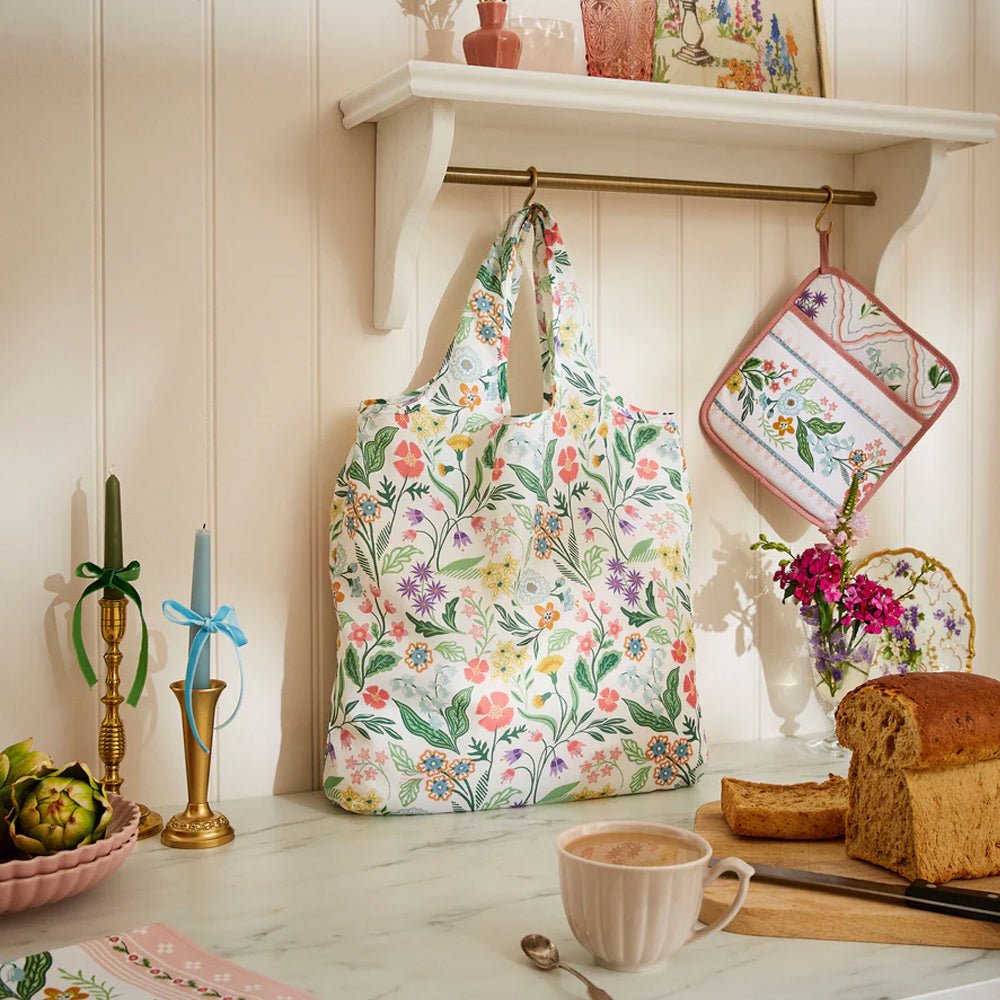 Petals and Prose Packable Bag