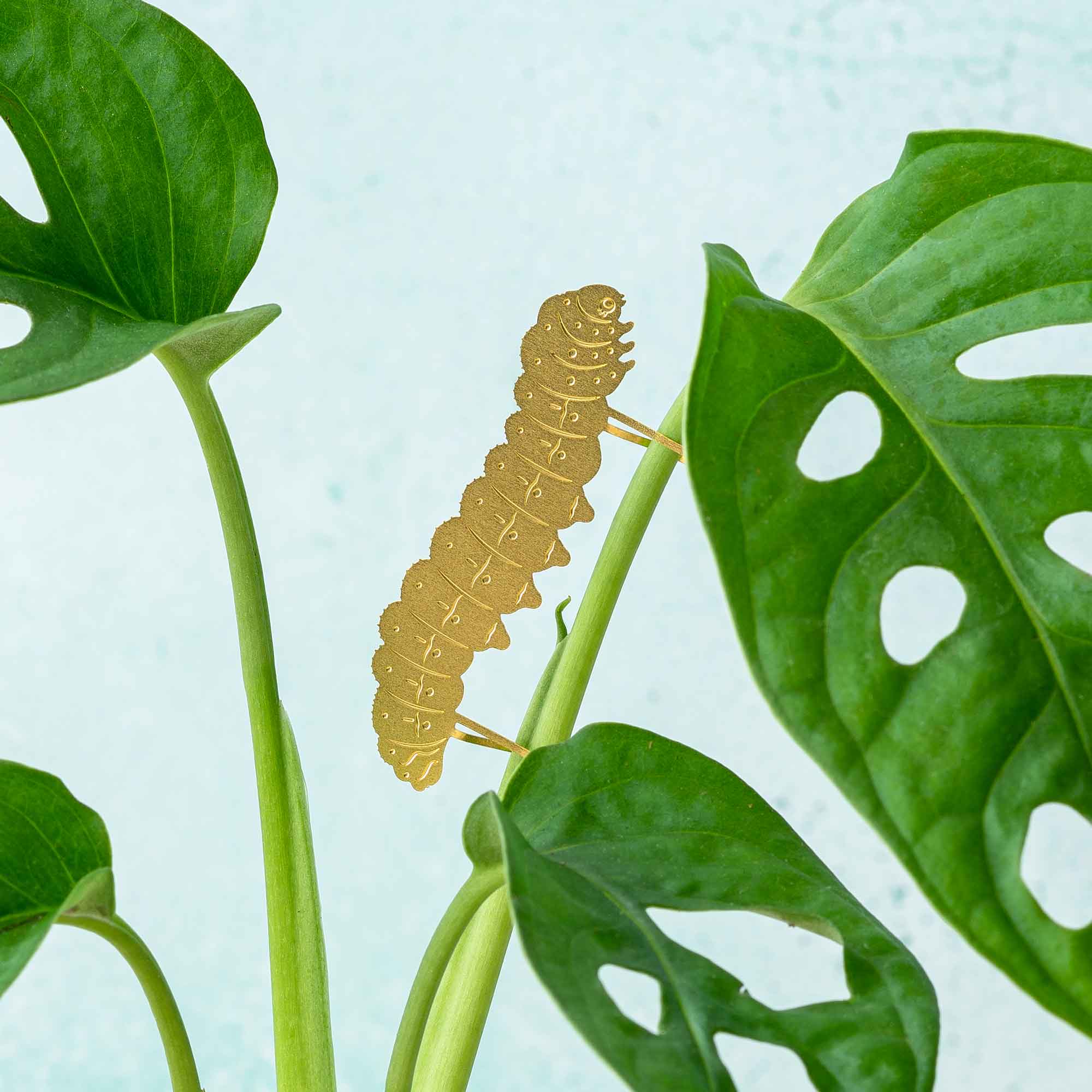 Plant Animal - Caterpillar, Insect Plant Charm