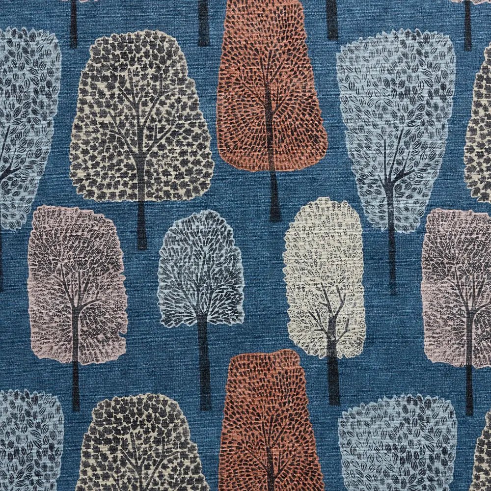 Scion Cedar Washable Rug, Midnight 76 x 150cm,120 x 170cm,152cm circle,152 x 230cm,185 x 290cm,61 x 230cm runner