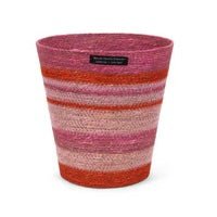 Seagrass Waste Paper Basket Pompadour and Midnight Blue,Midnight and Beryl Green,Tuscan and Guardsman,Guardsman's Venetian,Beryl Midnight and Tropic,Olive Midnight and Old Rose