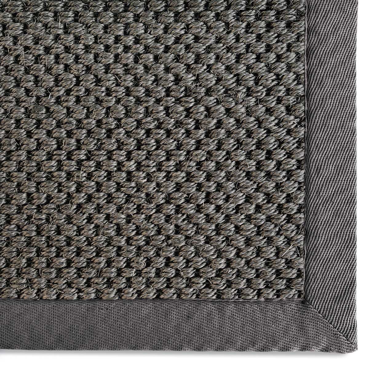 Sisal Rug Grey with Dark Grey Border 120 x 170cm,160 x 230cm,200 x 290cm,67 x 200cm