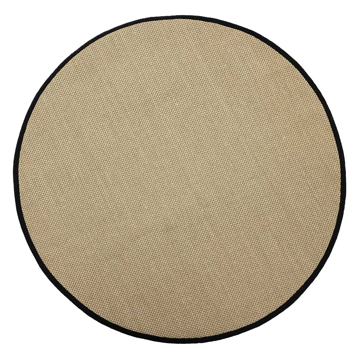 Sisal Rug Light Beige with Black Border 120 x 170cm,160 x 230cm,200 x 290cm,67 x 200cm