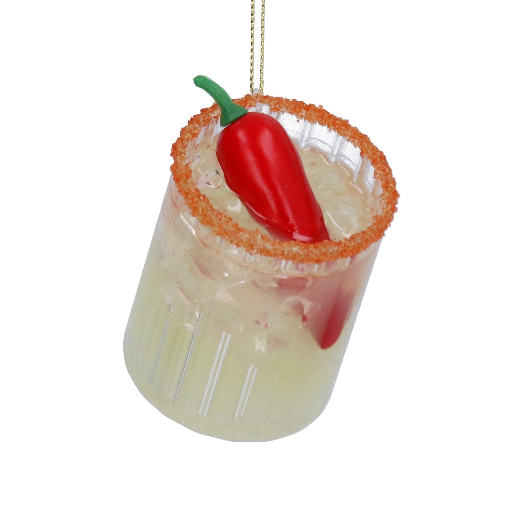 Spicy Picante Cocktail Bauble - Angela Reed - Christmas Decorations
