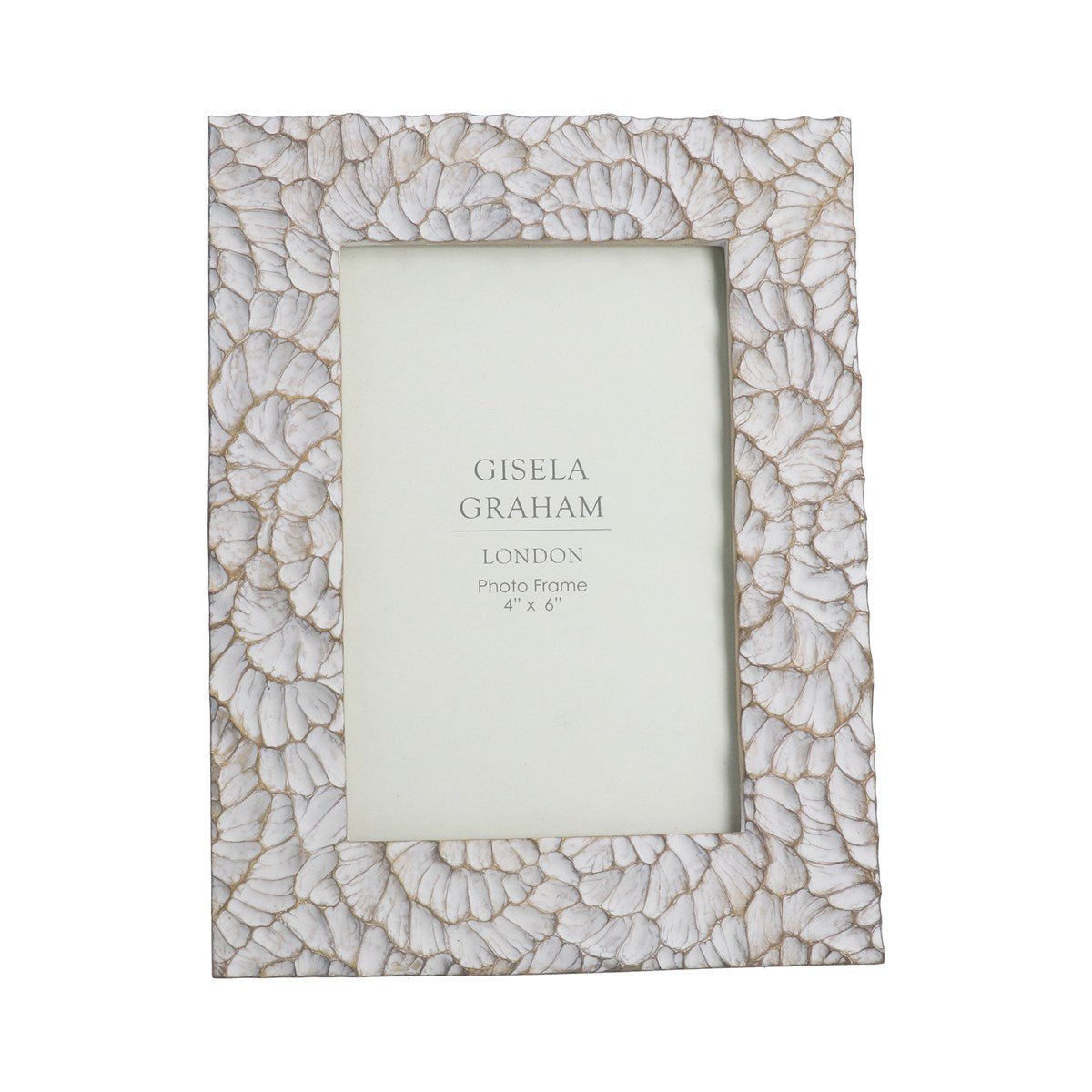 Taupe Frill Photo Frame 4 x 6"
