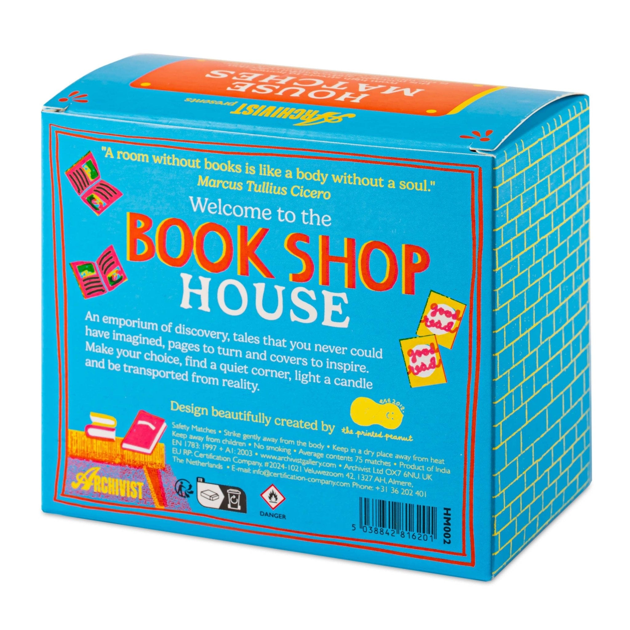 The Bookshop House Matchbox