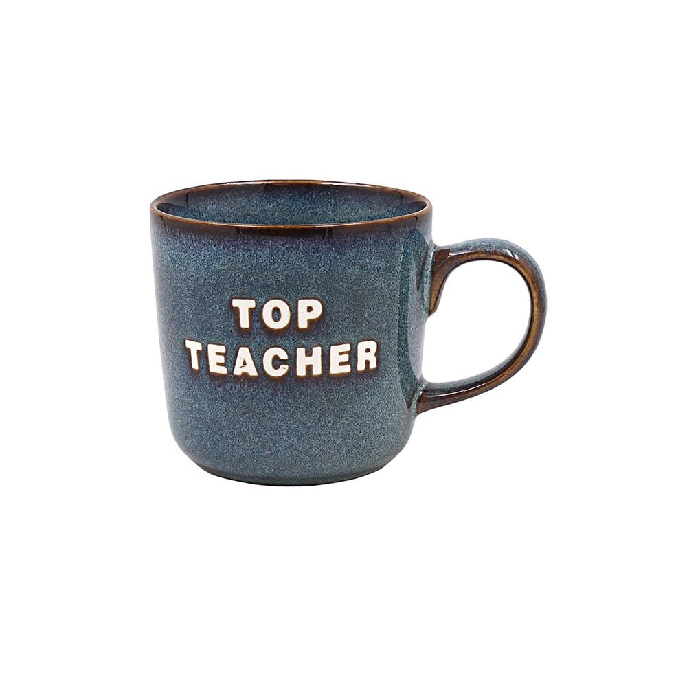 Top Teacher Reactive Glaze Mug