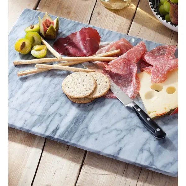 White Marble Platter 46 x 30cm