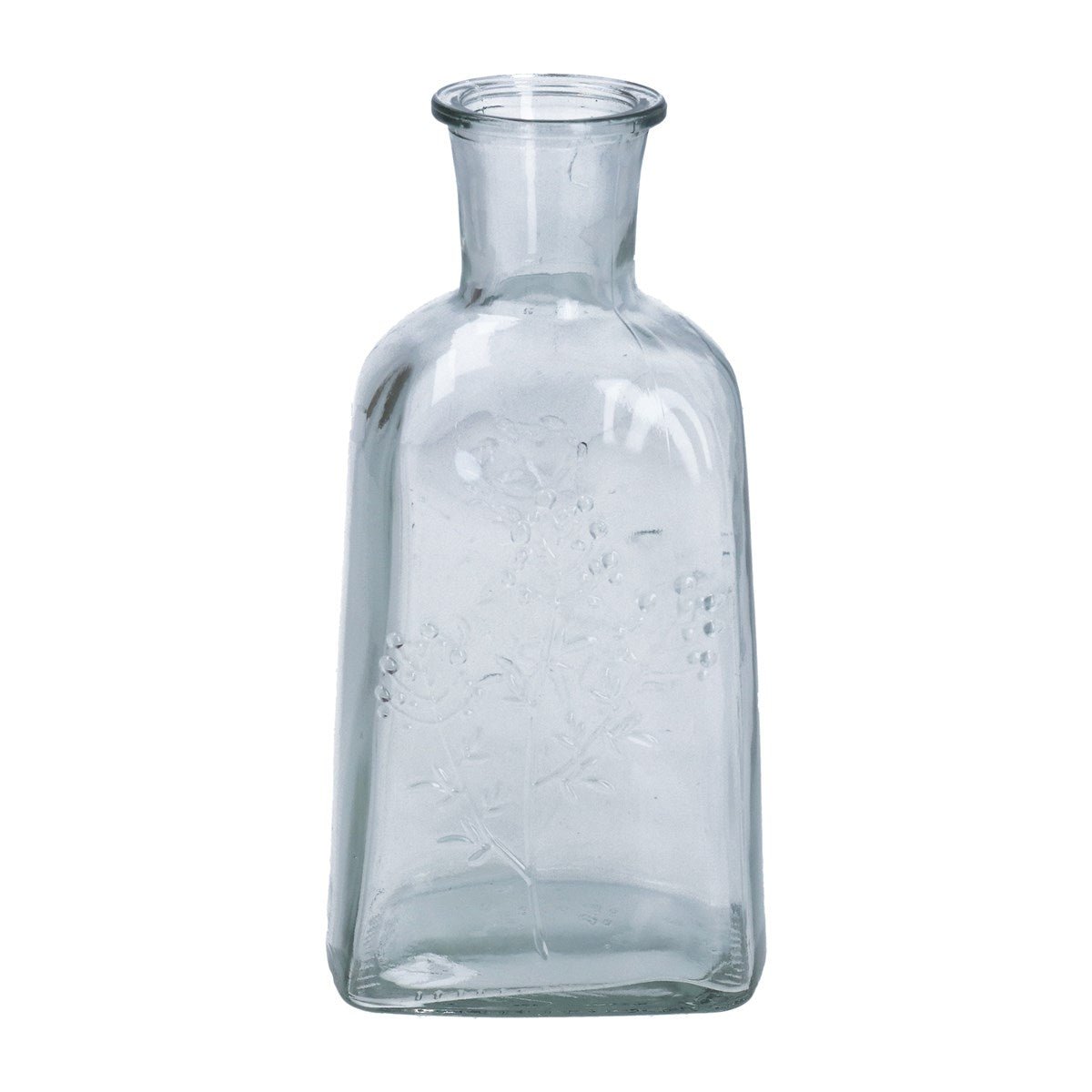Wildflower Bottle Vase, Clear