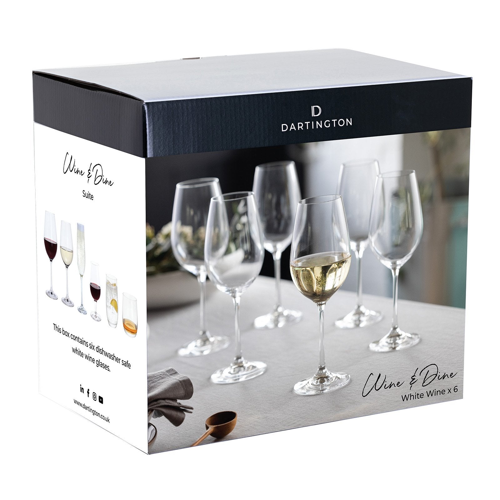 Wine & Dine White Wine, Set of 6