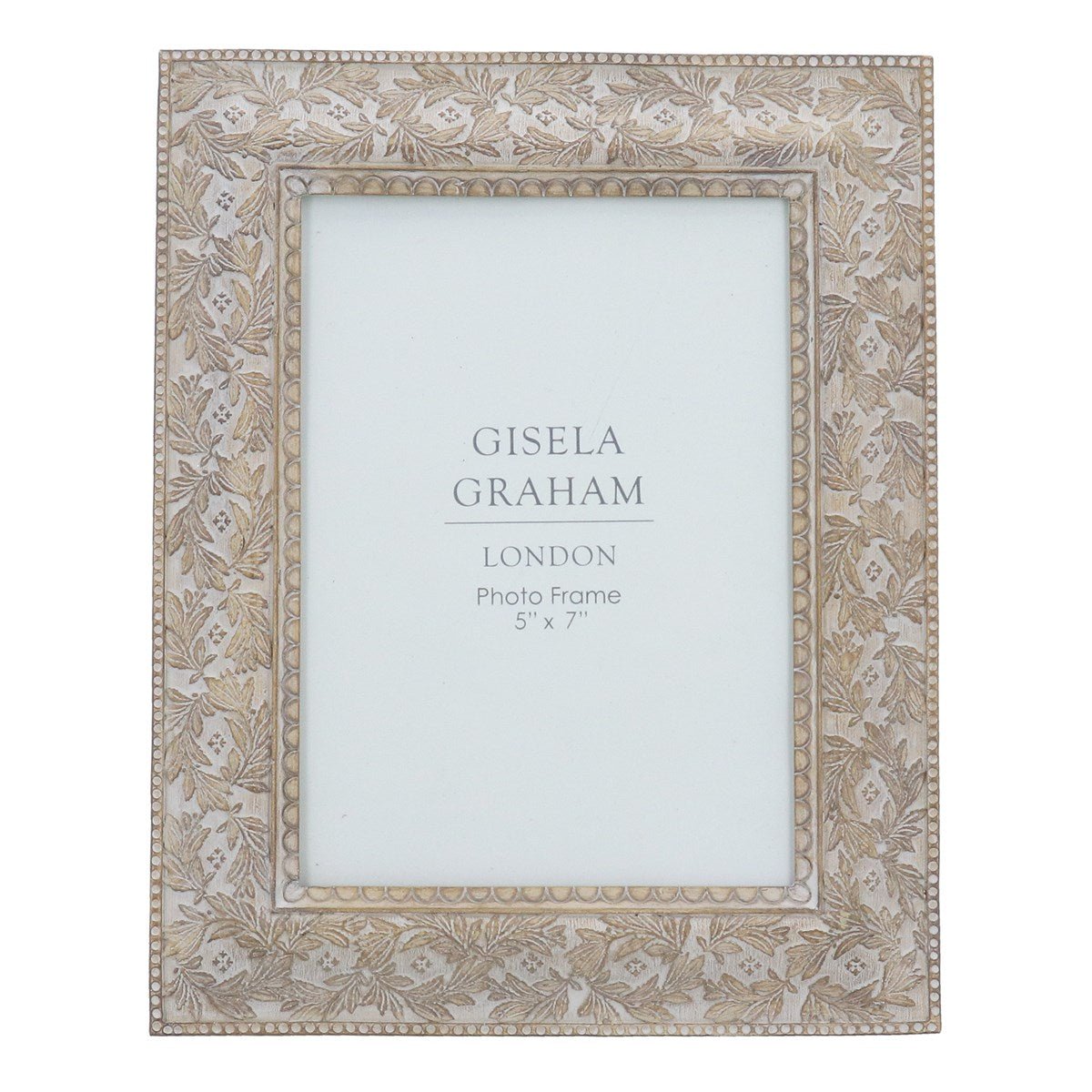 Wood Effect Leaf Photo Frame, 5 x 7"