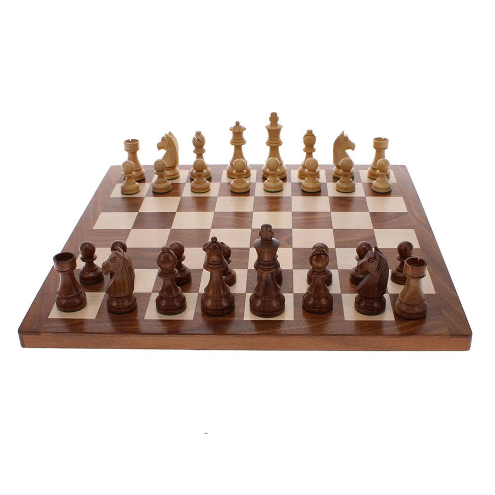 Wooden Chess Set, 16” x 16”