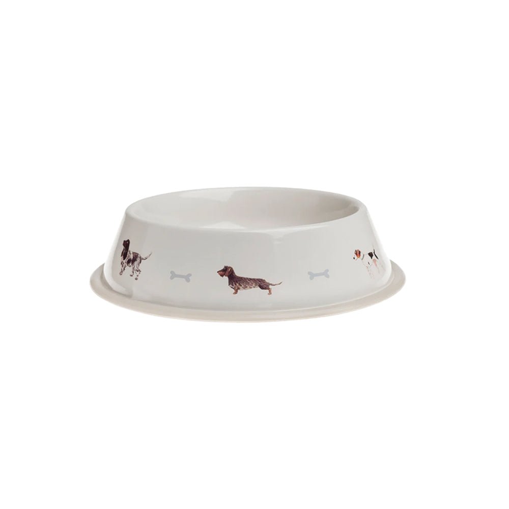 Woof Metal Dog Bowl