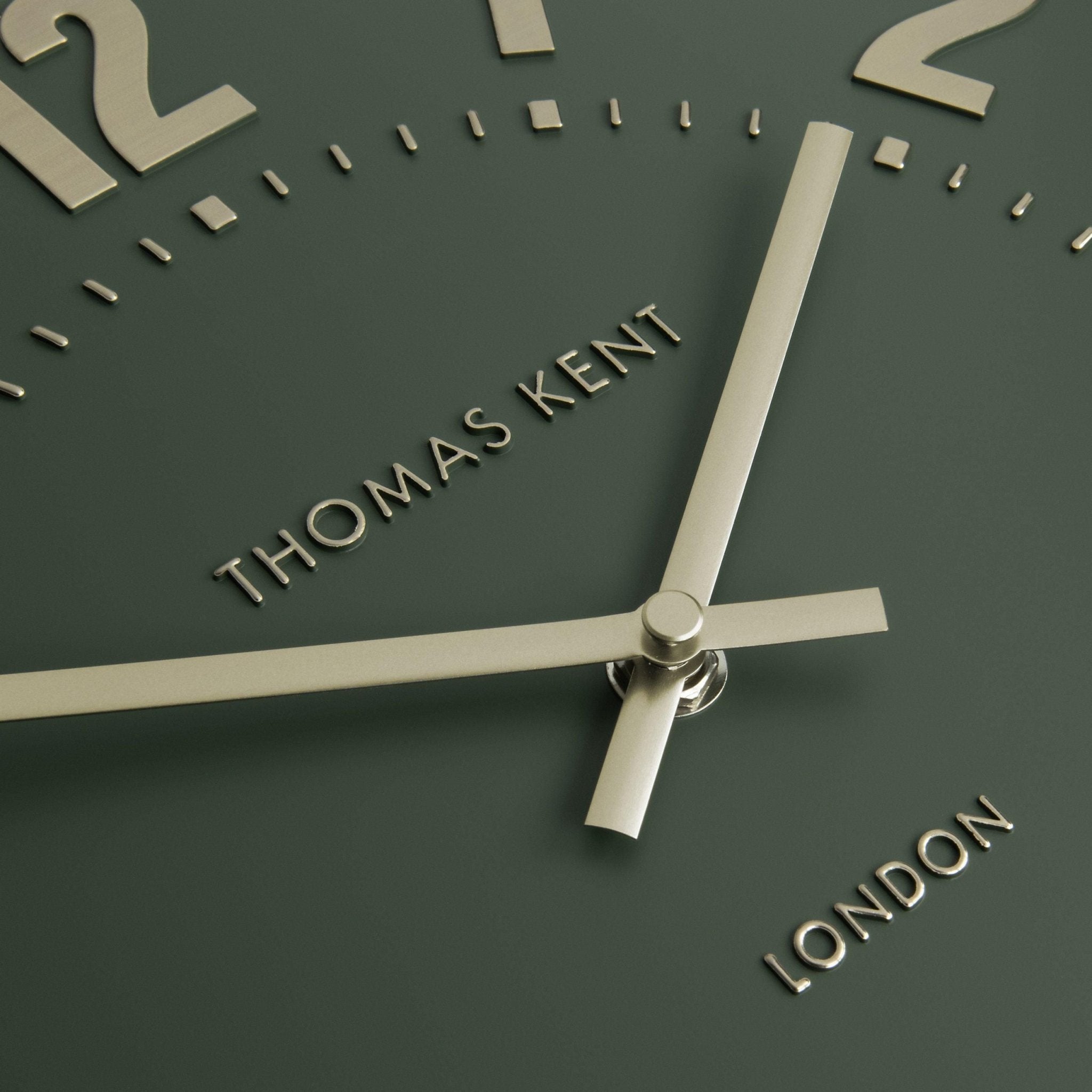 12" Mulberry Wall Clock, Olive Green
