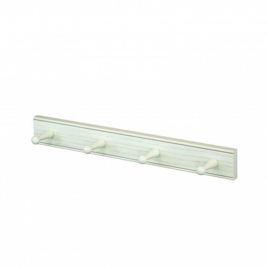 4 Hook Pegrail, White
