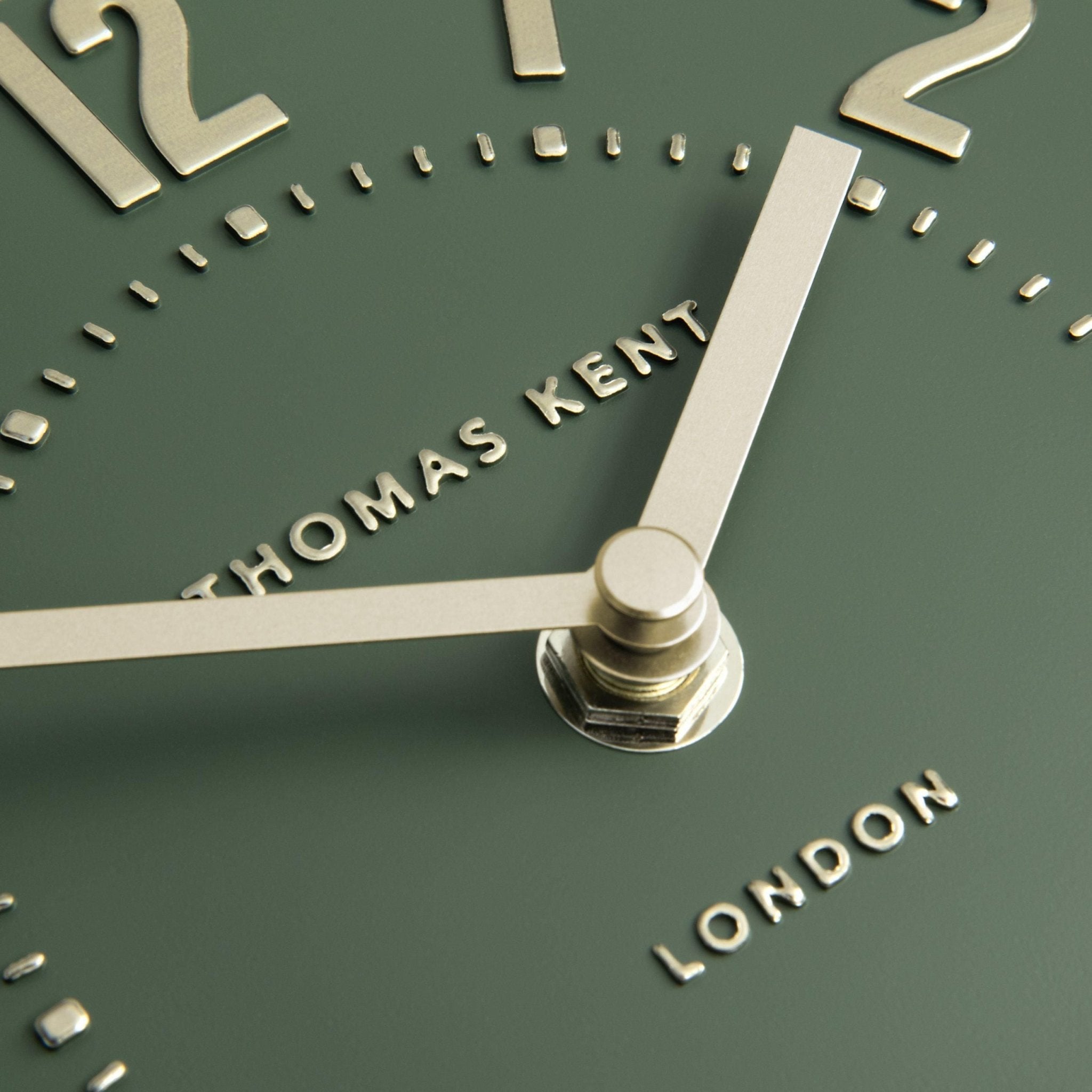 6" Mulberry Mantel Clock, Olive Green