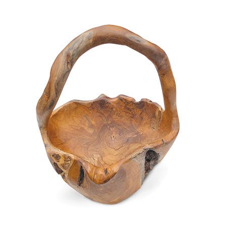 Carved Wooden Trug