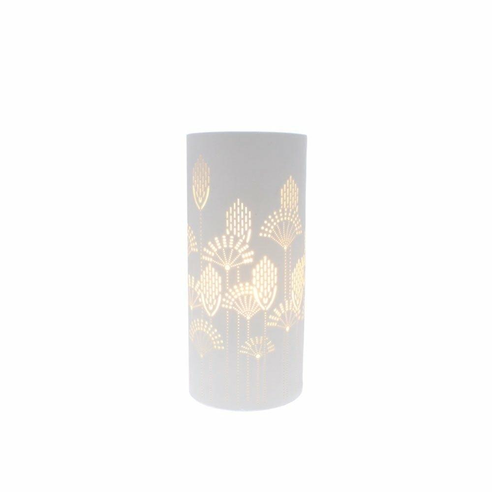 Ceramic Table Lamp, Vector Art