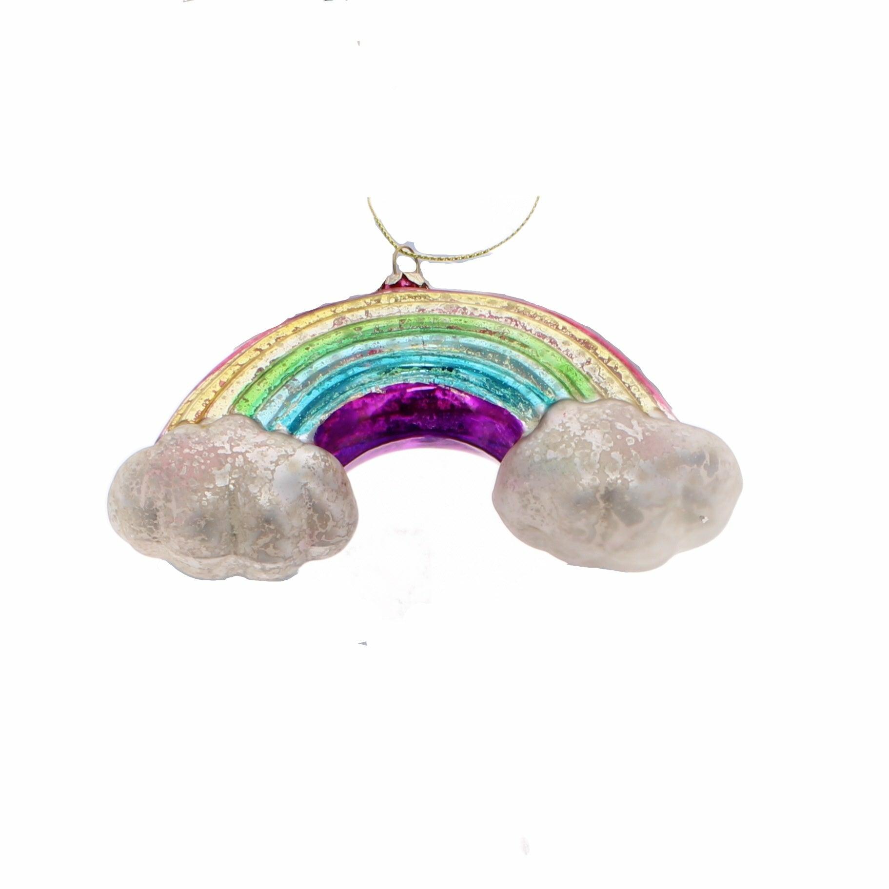 Rainbow Glass Bauble