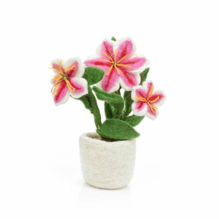 Felt Lily Pot Decoration