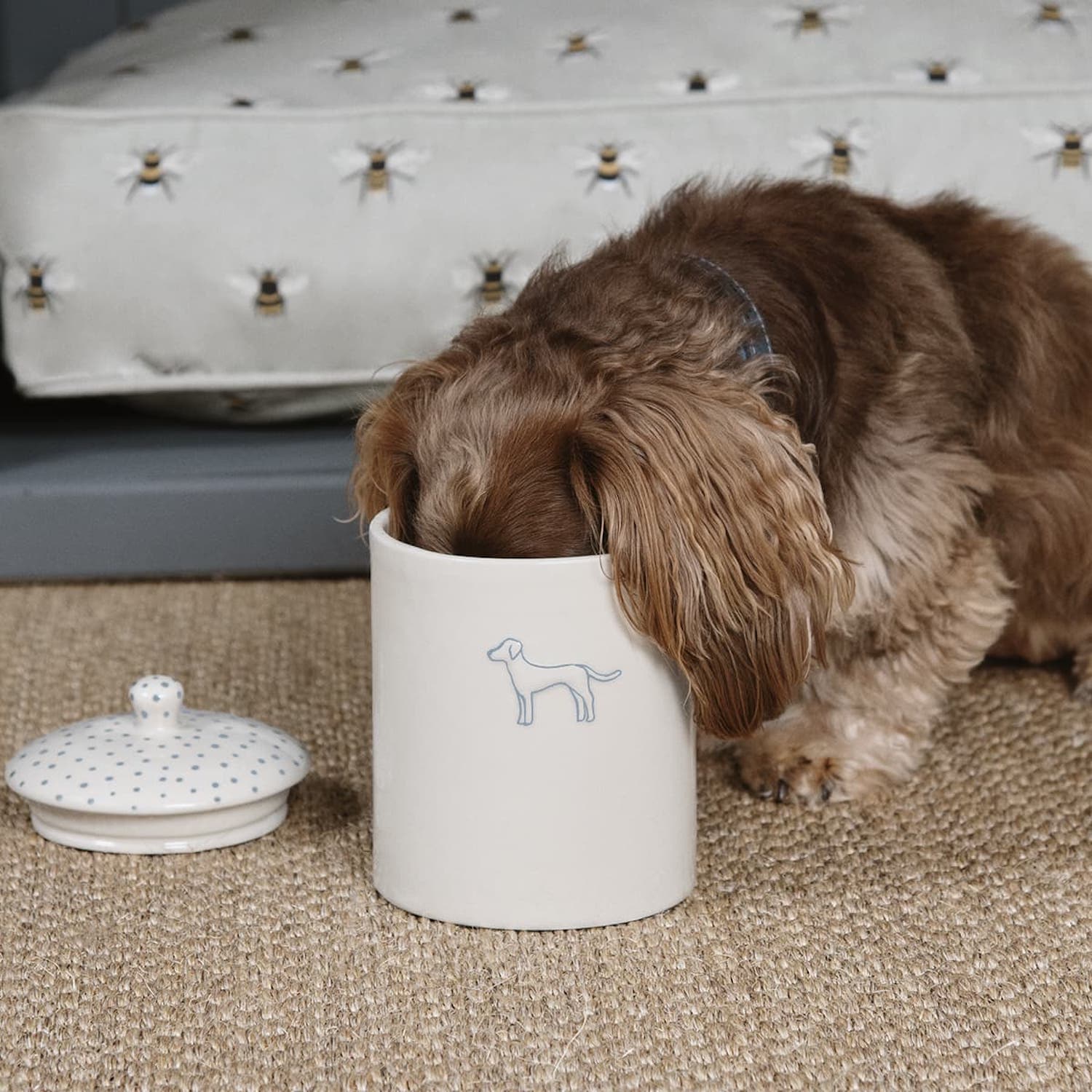 Fetch Stoneware Storage Jar