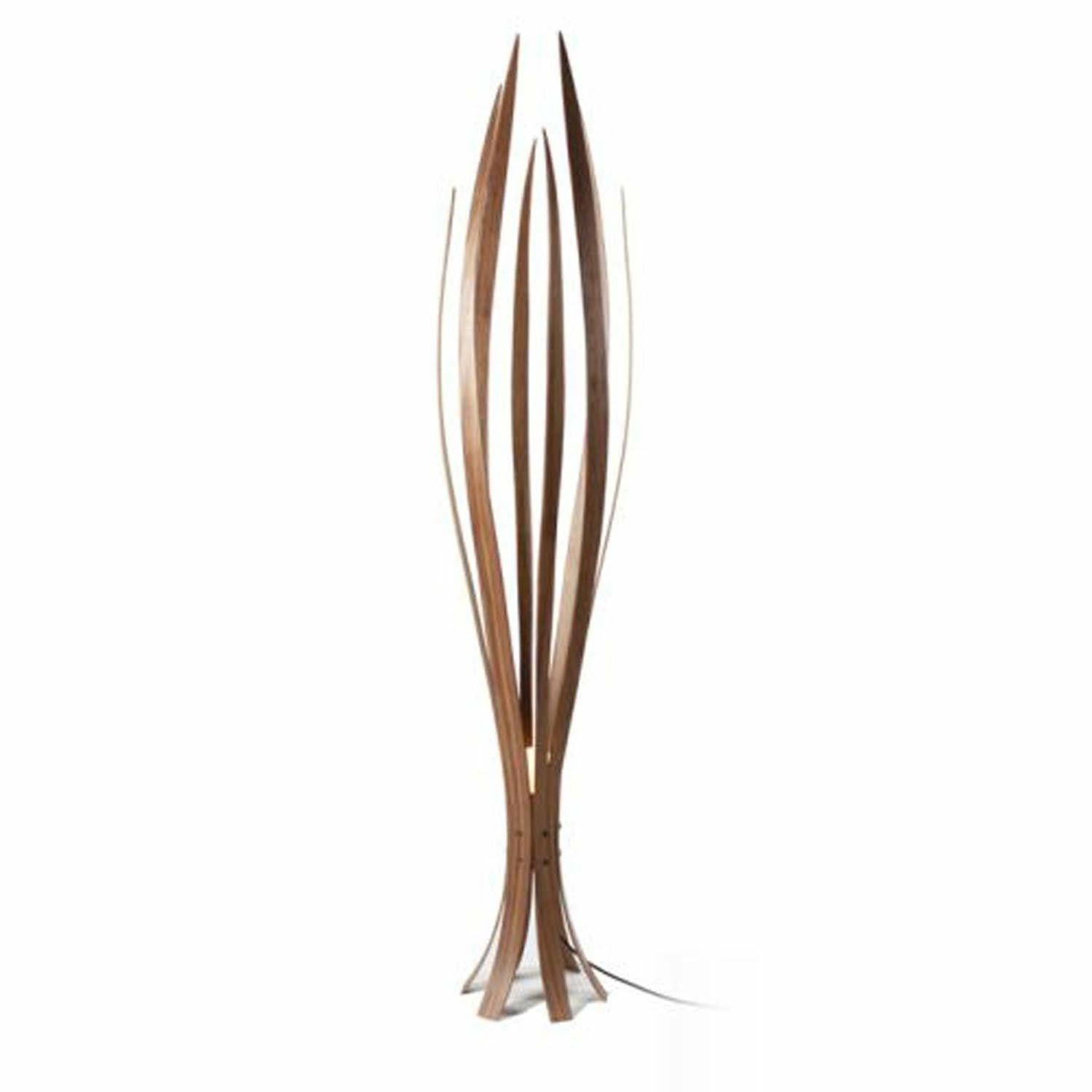 Iris Floor Light Large / Walnut,Large / Oak,Small / Walnut,Small / Oak