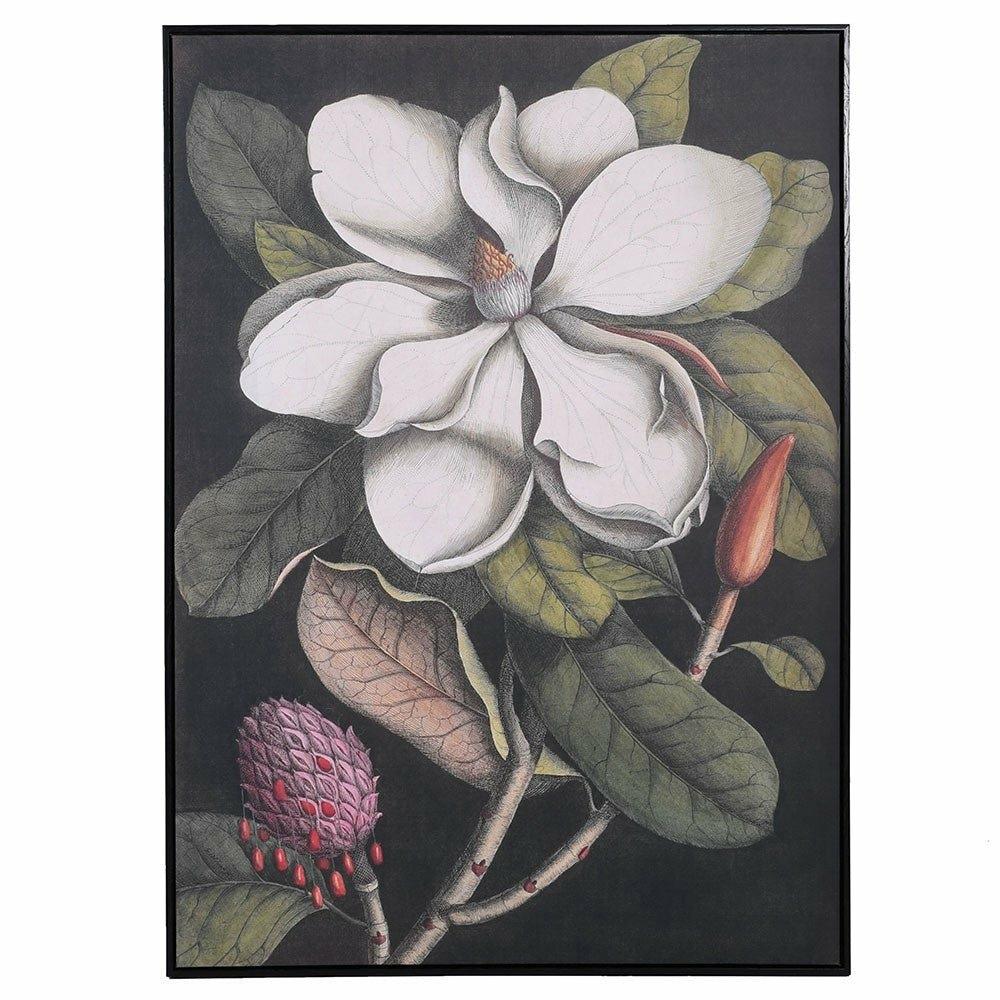 Large Vintage Style Magnolia Picture