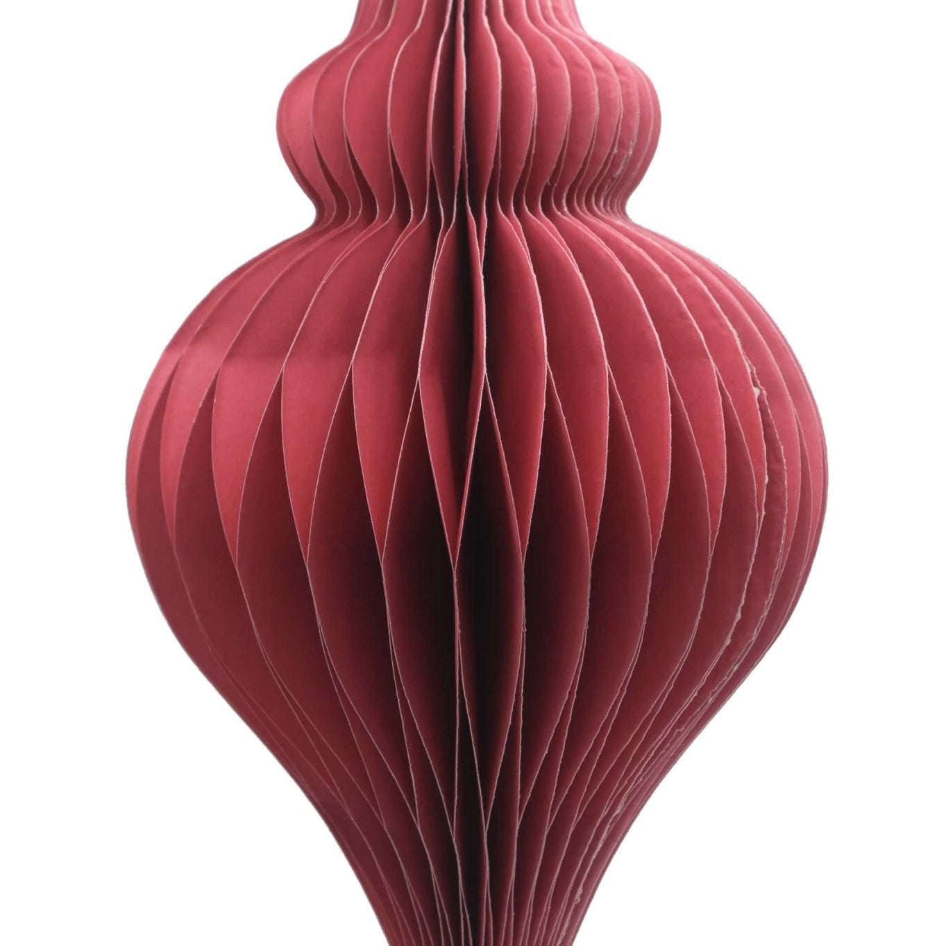 Paper Teardrop Decoration, Pink, 20cm