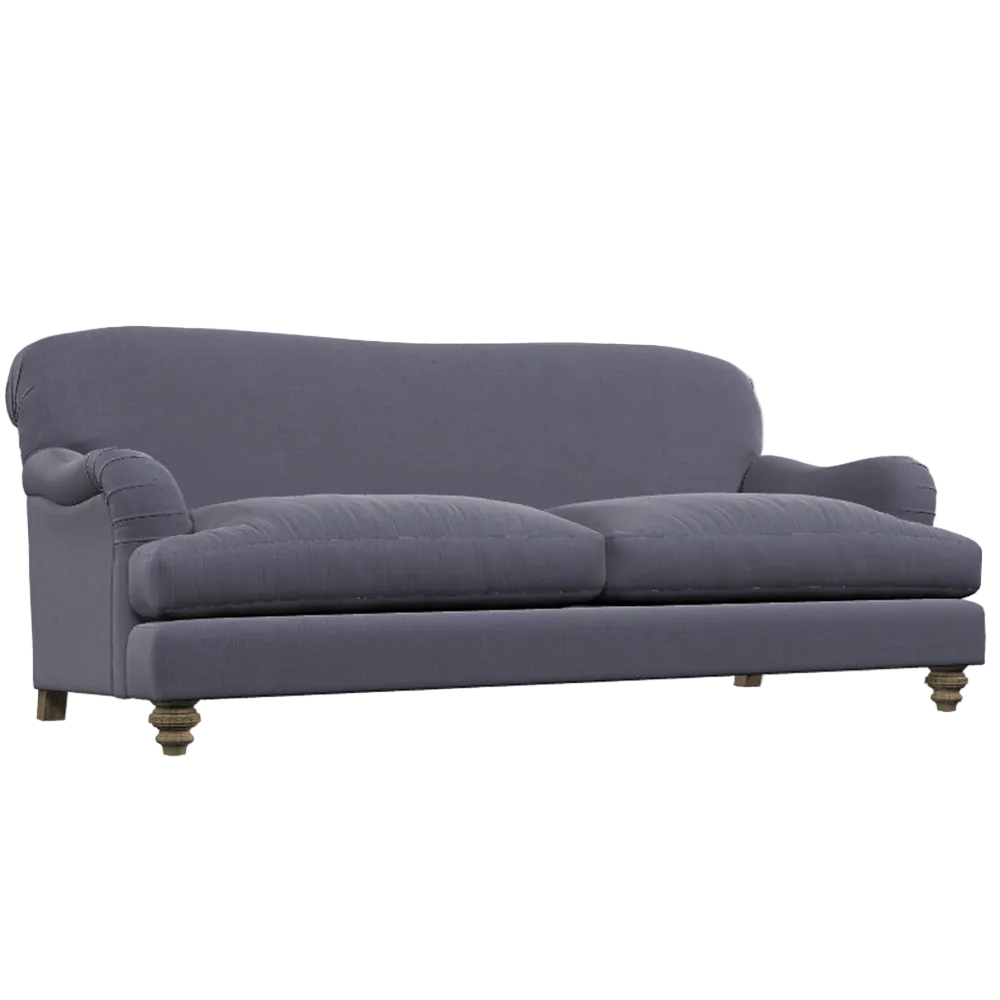 Ruffle Midi Sofa Linen Sahara Rope,Linen Sahara Reef,Linen Sahara French Blue,Linen Sahara Ash,Linen Sahara Cinnamon,Velvet Varese Granite,Velvet Varese Duck Egg,Velvet Varese Dove