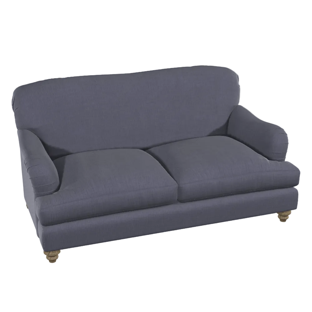 Ruffle Petit Sofa Linen Sahara Rope,Linen Sahara Reef,Linen Sahara French Blue,Linen Sahara Ash,Linen Sahara Cinnamon,Velvet Varese Granite,Velvet Varese Duck Egg,Velvet Varese Dove