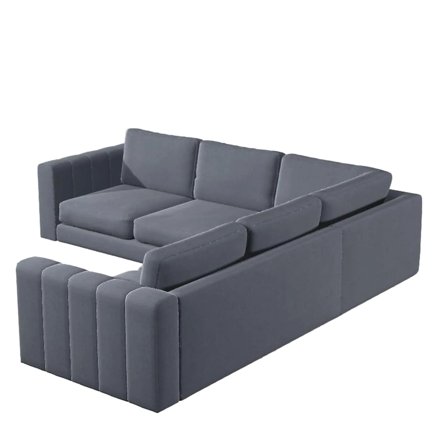Shuffle Sofa, Large Corner Group Jacobean Flower Aqua (Group 4),Boho Denim (Group 4),Mushroom Linen (Group 4),Pigeon Linen (Group 4),Blueberry Linen (Group 4),Blush Linen (Group 4),Jacobean Flower Champagne (Group 4)