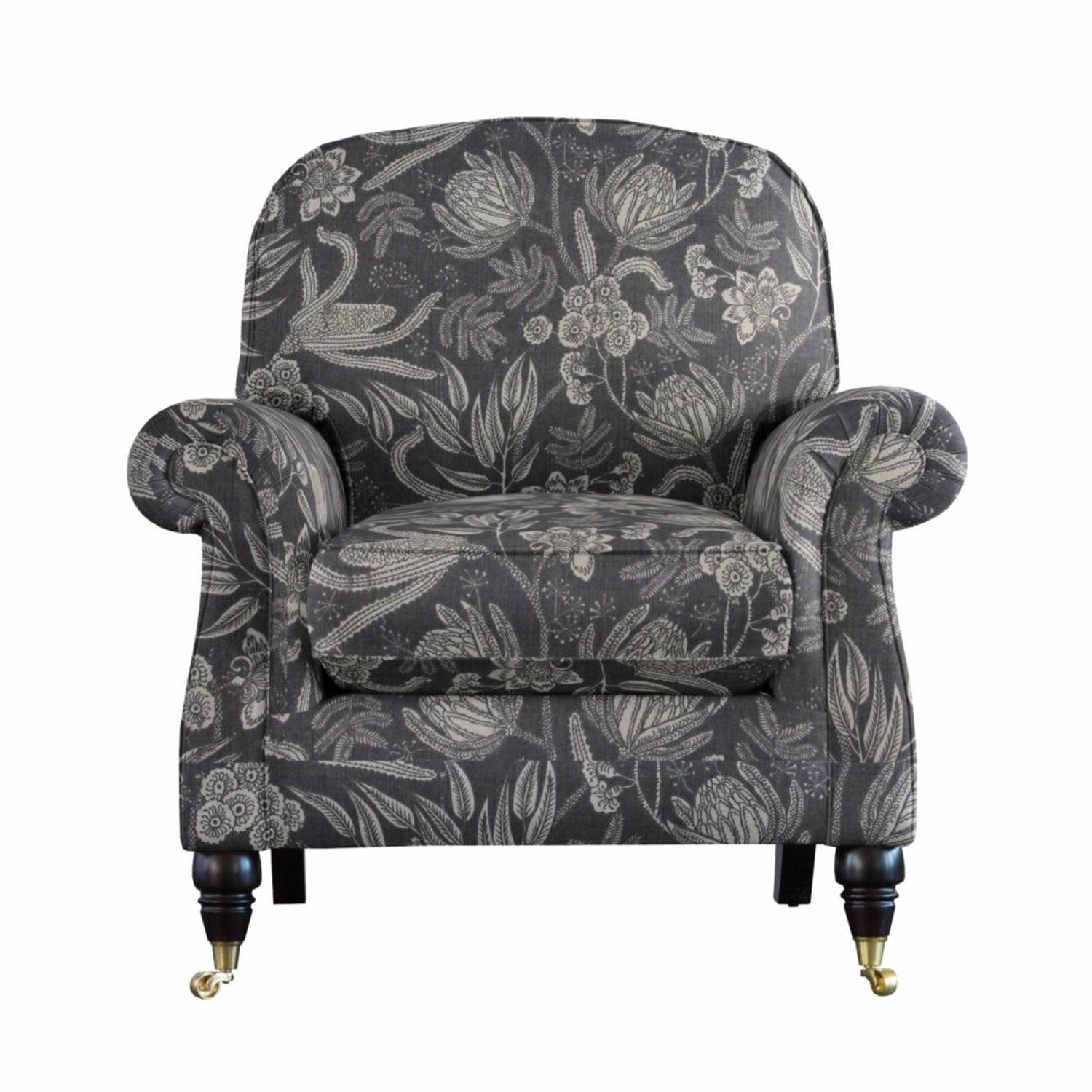 Westbury Armchair by Parker Knoll Hatton Taupe (A),Athena Natural (A),Plush Navy (A),Latitude Duck Egg (A),Caledonian Pebble (A),Baslow Plain Gold (A),Baslow Plain Mulberry (A),Gala Plain Dove Grey (B),Baslow Medallion Gold (B),Baslow Stripe Gold (B),Baslow Medallion Mulberry (B)