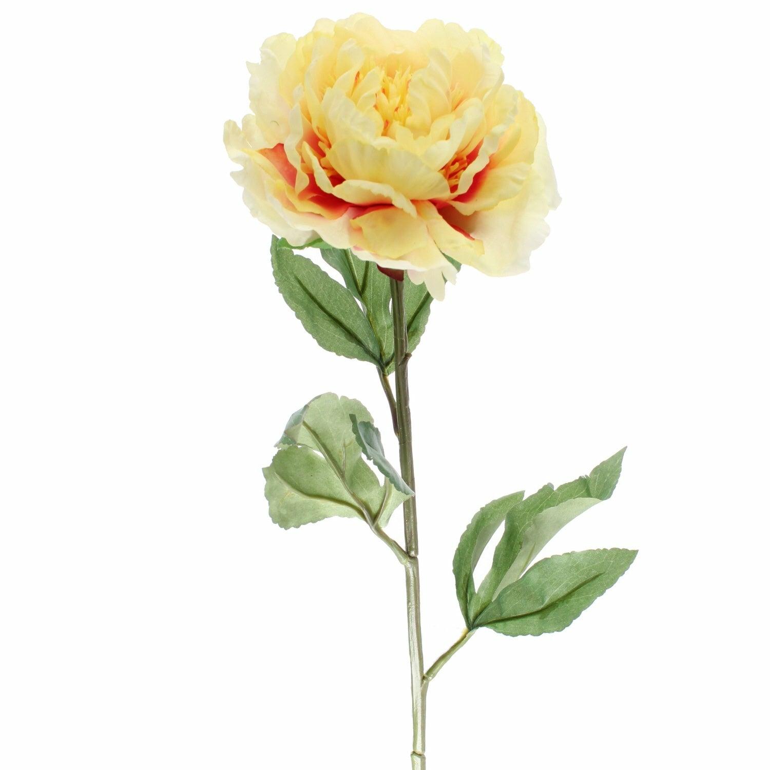 Yellow Peony Spray