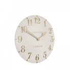 12" Arabic Mantel Clock, Oatmeal