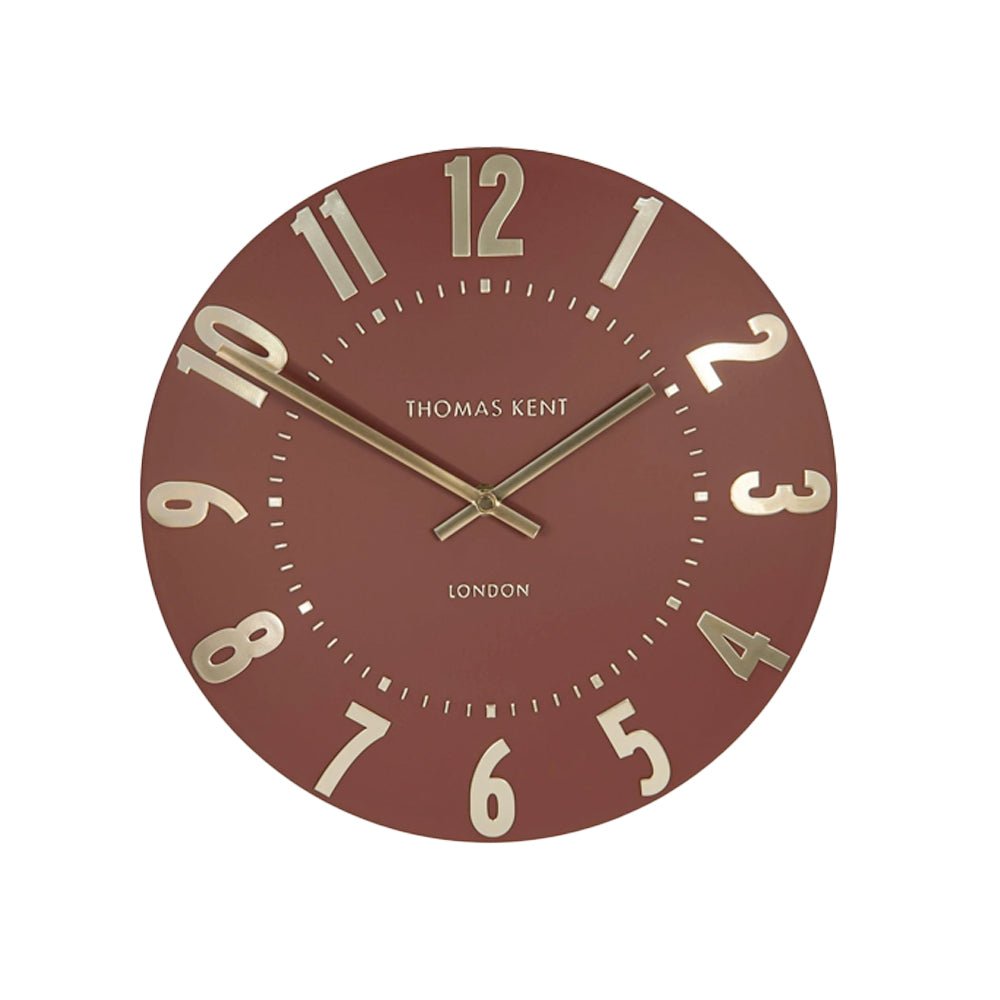 12'' Mulberry Wall Clock, Auburn