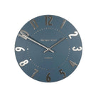 12" Mulberry Wall Clock, Midnight Blue
