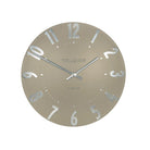 12'' Mulberry Wall Clock, Mocha