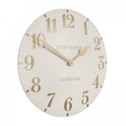 20" Arabic Mantel Clock, Oatmeal