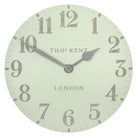 20" Arabic Wall Clock, Pearl Green