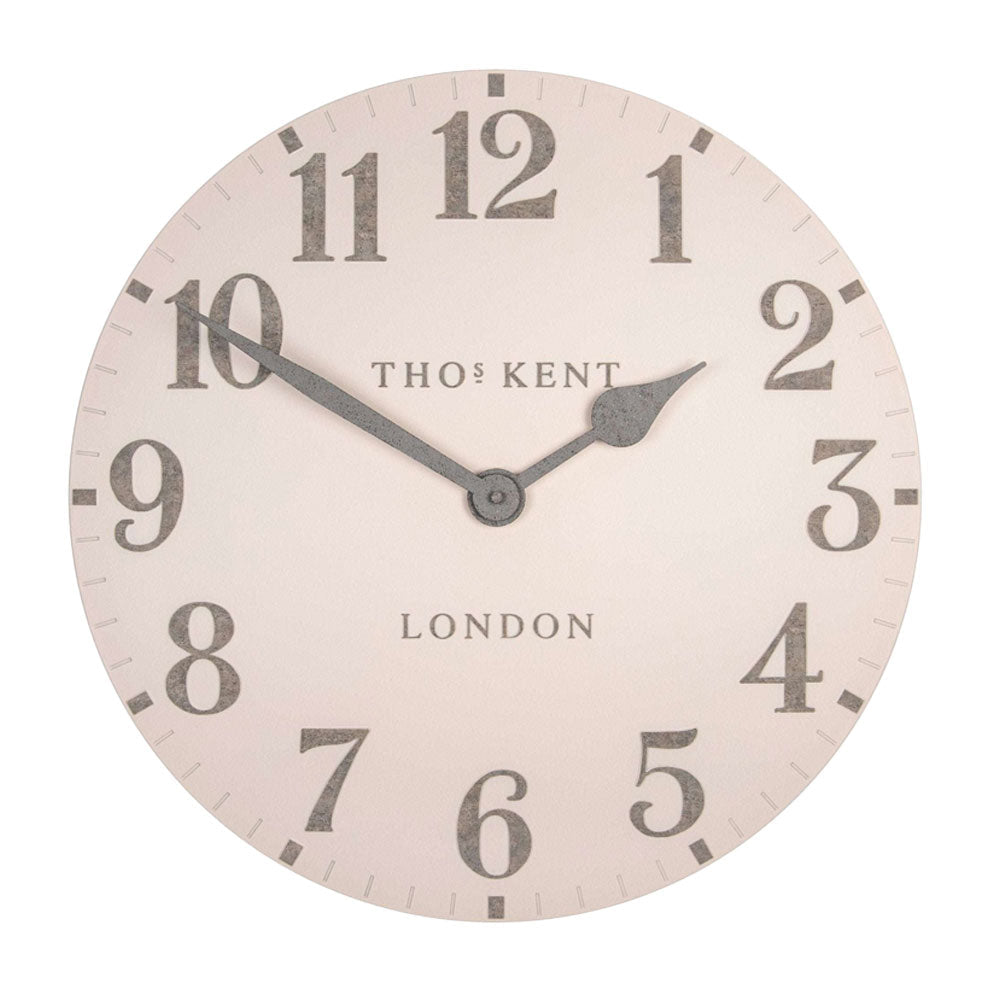 20" Arabic Wall Clock, Shy Pink - Angela Reed - 