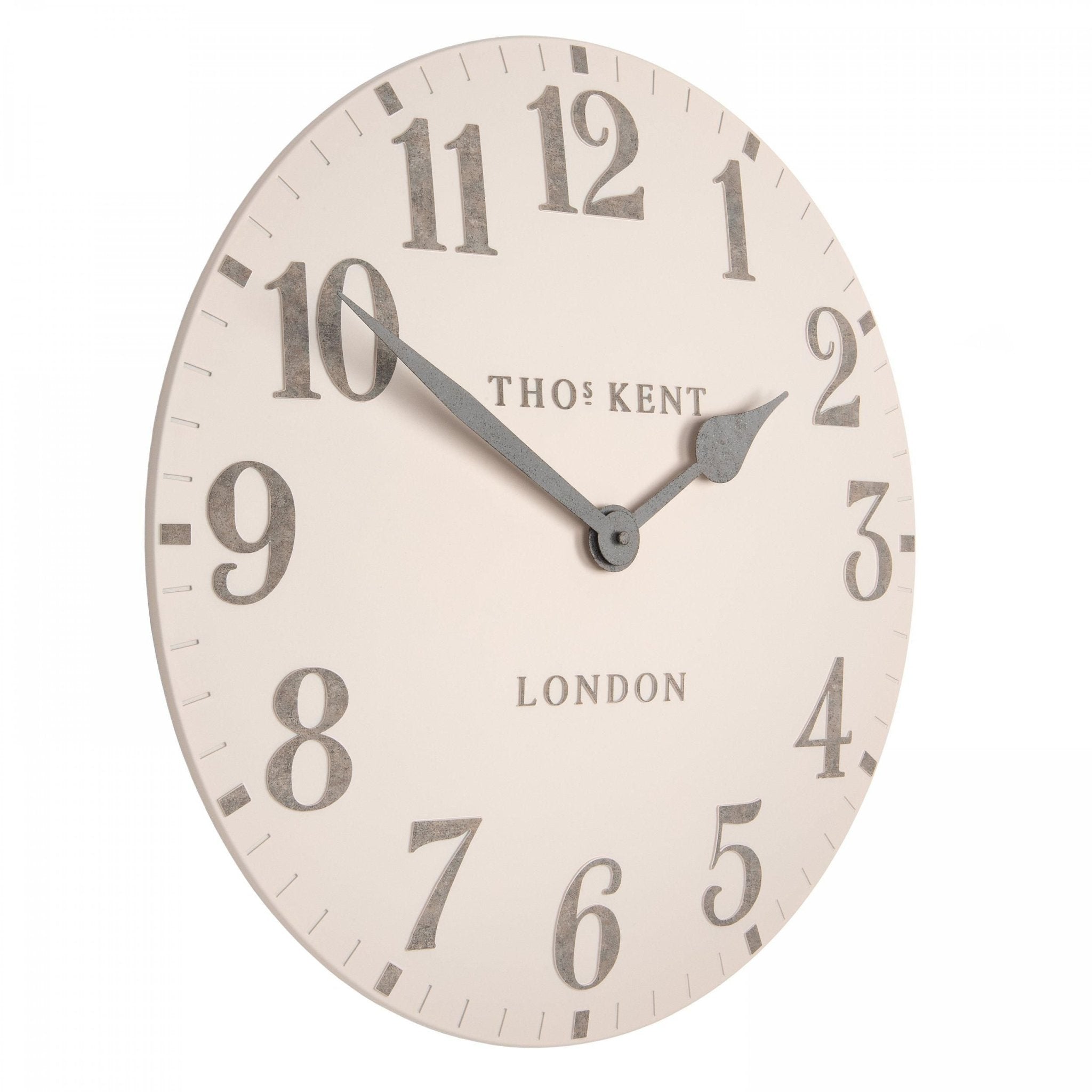 20" Arabic Wall Clock, Shy Pink