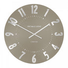 20'' Mulberry Wall Clock, Mocha