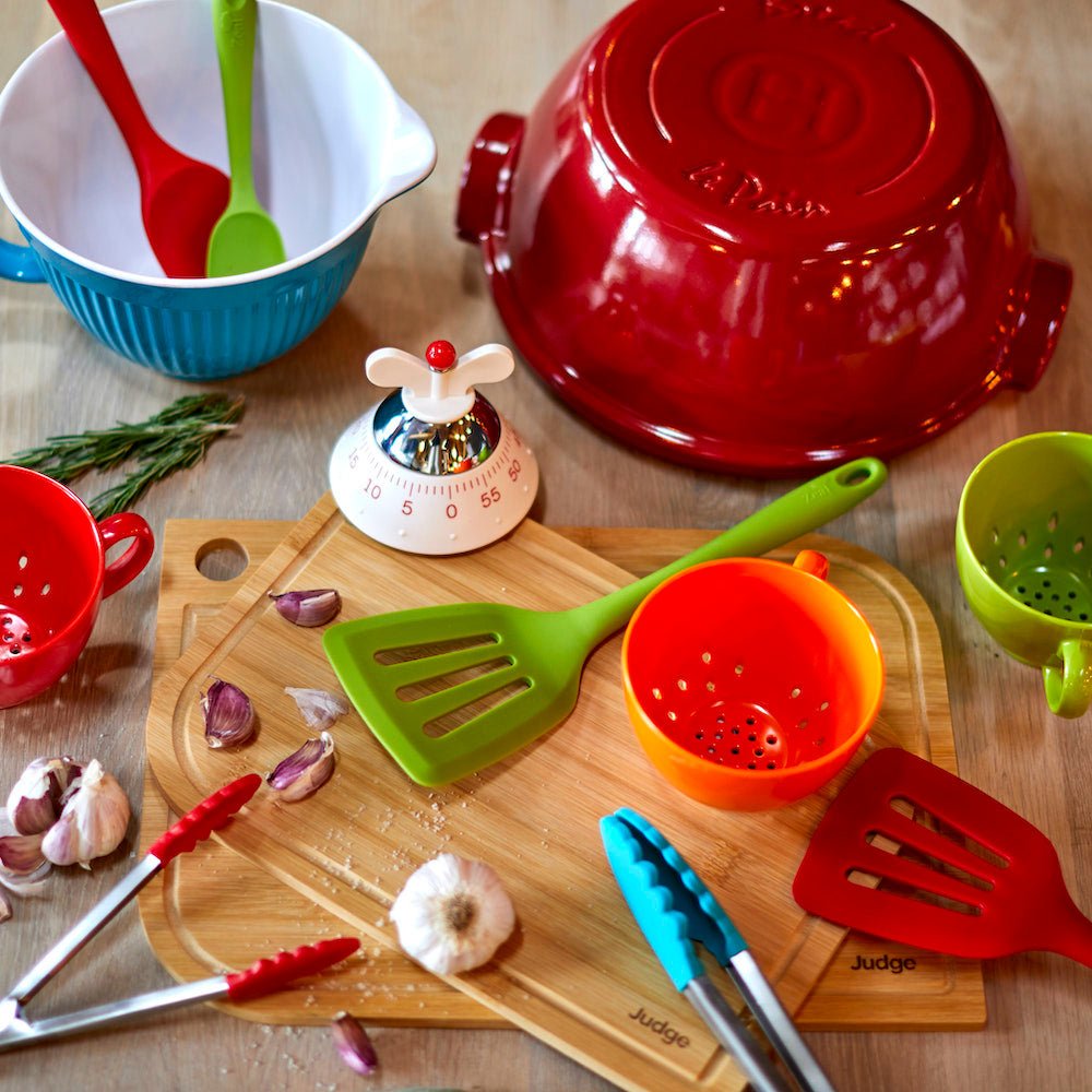 25cm Silicone Cook’s Tongs, Assorted Colours