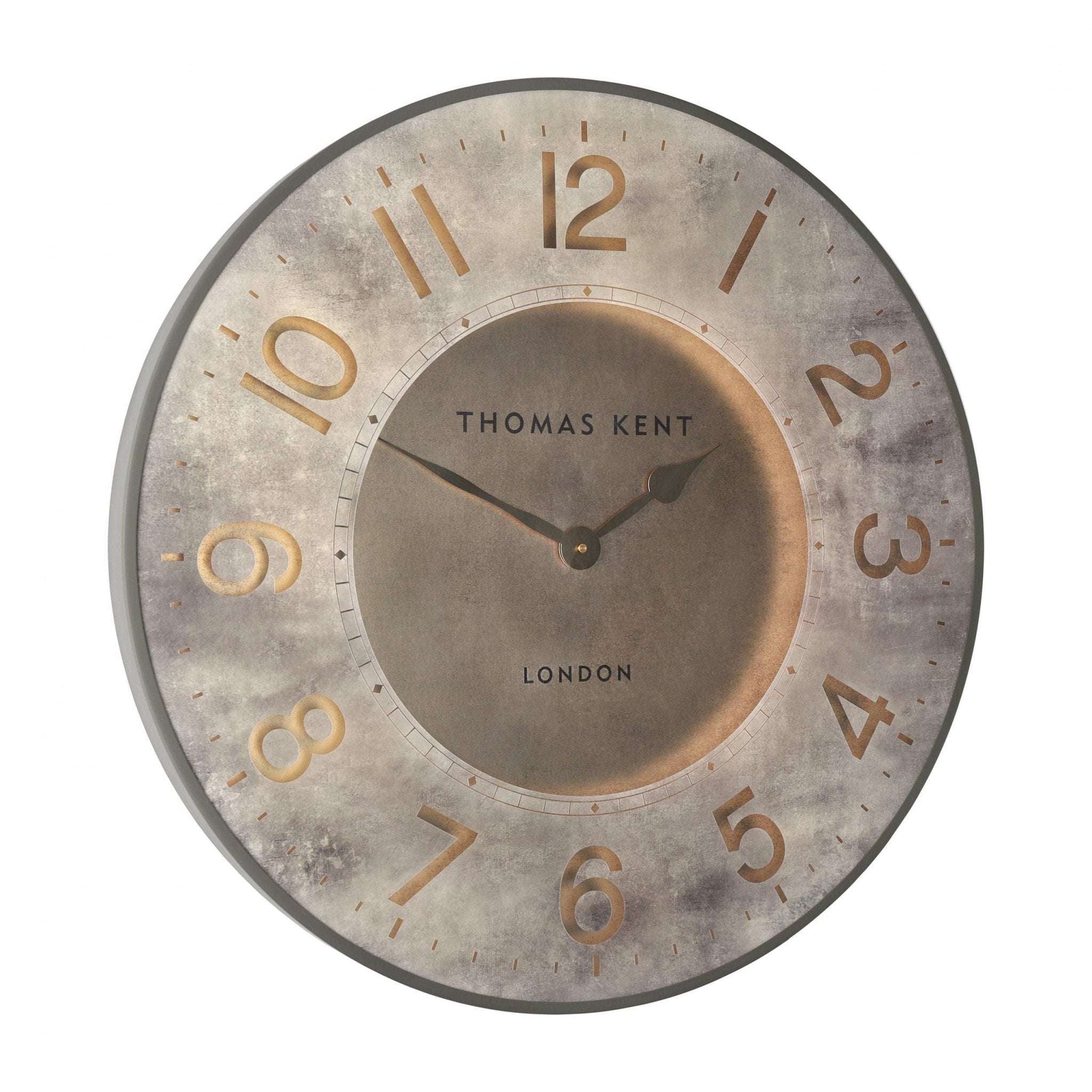 30" Wall Clock Harvest Gold