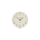 6" Arabic Mantel Clock, Oatmeal - Angela Reed - 