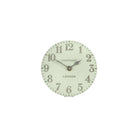 6" Arabic Mantel Clock, Pearl Green - Angela Reed - 